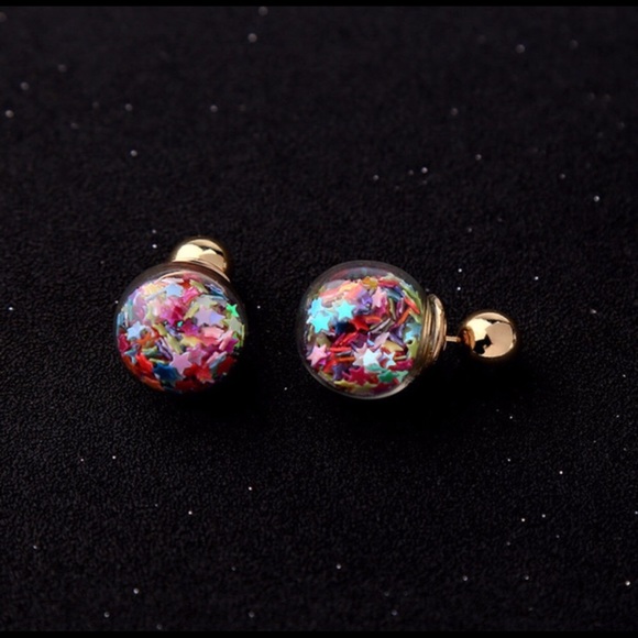 Multicolored earrings - Picture 2 of 6